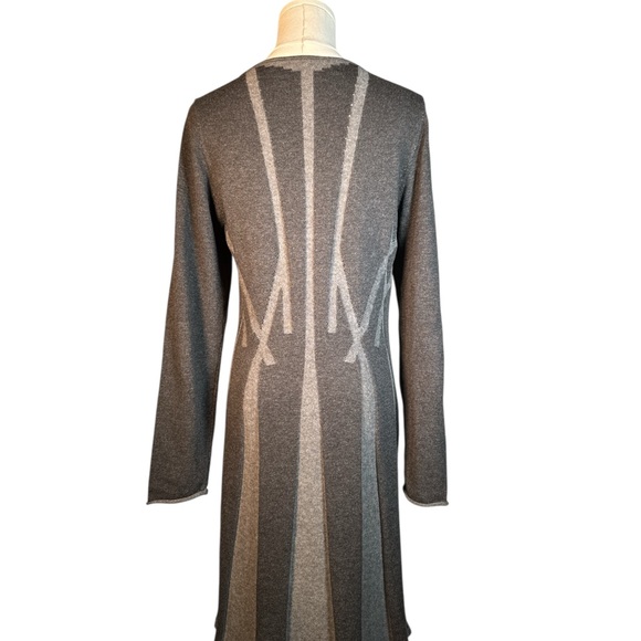 Max Studio Charcoal Long Sleeve Dress - Picture 2 of 6